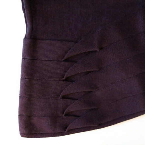 Herve Leger Purple Asymmetrical Top 💜 - Picture 4 of 4